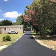 Newly Paved Residential Driveway 
