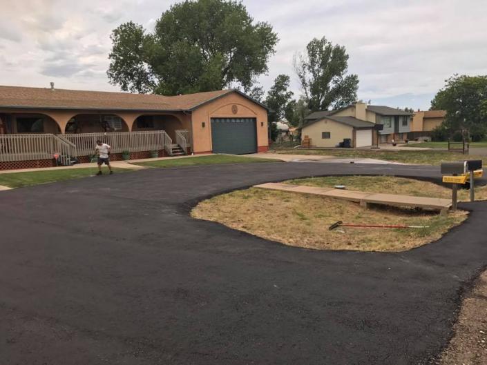 This newly paved residential driveway is a testimony to the exceptional work we do! 